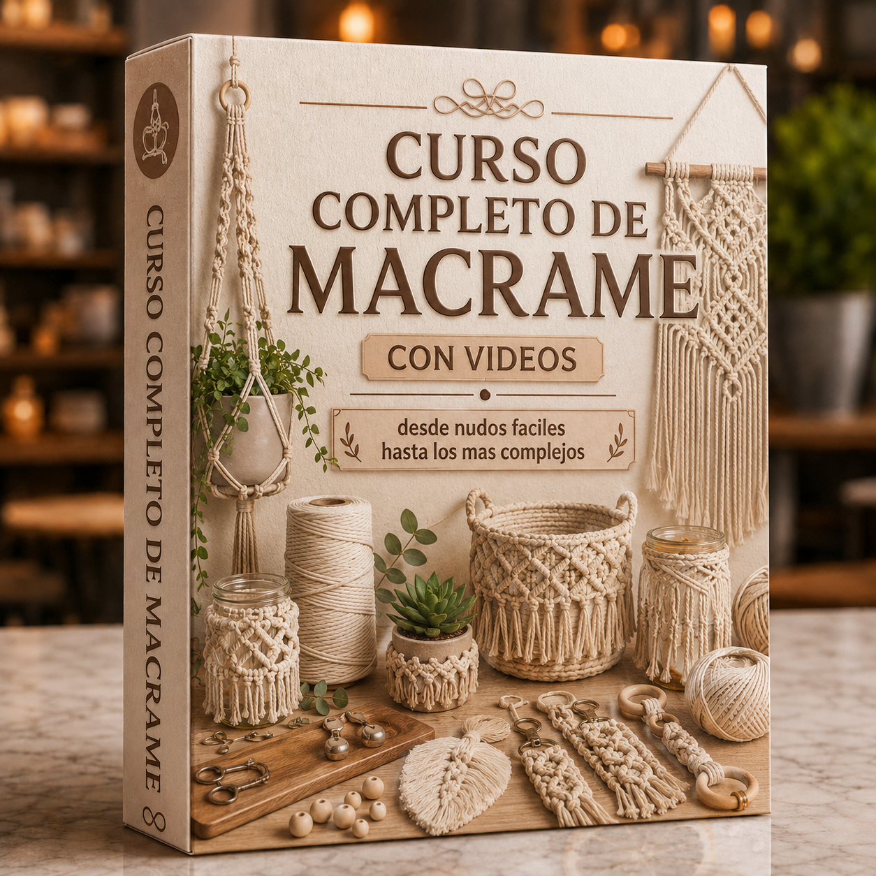 CRURSO COMPLETO DE MACRAMÉ